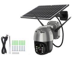 TRX Bezpečnostná IP kamera Innotronik IUB-PT22, bezdrôtová, 4.0Mpix, Wi-Fi, solárny panel + Li-Ion batéria