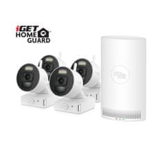 iGET HGNVK88004P v2023 - batériový bezdrôtový Wi-Fi set FullHD 1080p, 8CH NVR + 4x FullHD kamera