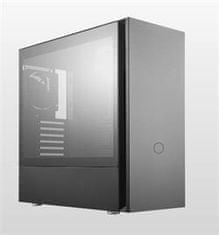 Cooler Master CoolerMaster case Silencio S600 Tempered Glass, ATX, Mid Tower, čierna, bez zdroja