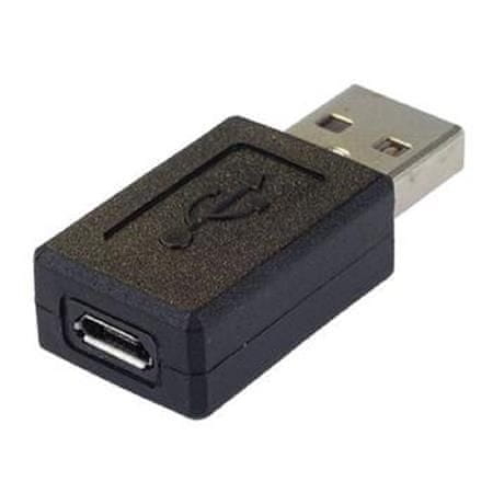 PremiumCord USB redukcia micro USB B/Female - USB A/Male