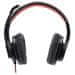 headset PC stereo HS-USB400/ drôtové slúchadlá + mikrofón/ USB/ citlivosť 100 dB/mW/ čierny