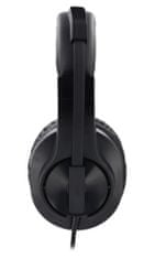 HAMA headset PC Office stereo HS-P300/ drôtové slúchadlá + mikrofón/ 2x 3,5 mm jack/ citlivosť 100 dB/mW/ čierny