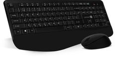 Connect IT Combo bezdrôtová čierna klávesnica + myš, (+1x AAA +1x AA batéria zadarmo), CZ + SK layout
