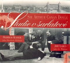 Štúdia v šarlátovej - CD (Číta: Oldřich Kaiser a Jiří Lábus)