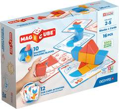 Geomag Magnetické kocky Magicube Shapes 16 dielov