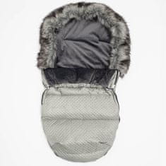 NEW BABY Zimný fusak New Baby Lux Fleece grey 