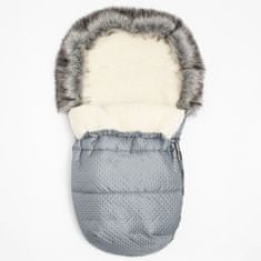 NEW BABY Zimný fusak New Baby Lux Wool graphite 