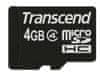 Transcend 4GB microSDHC (Class 4) pamäťová karta (bez adaptéra)