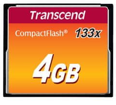 Transcend 4GB CF (133X) pamäťová karta (MLC)