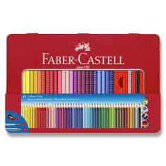 Faber-Castell Faber - Castell Pastelky trojhranné Grip 2001 - plechová krabička 48 ks