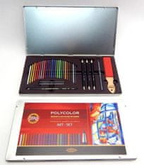 KOH-I-NOOR pastelky umelecké POLYCOLOR kresliarska súprava 32 ks v plechovej krabičke