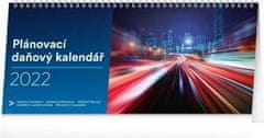 Kalendár 2022 stolný: Plánovací daňový, 33 × 14,5 cm