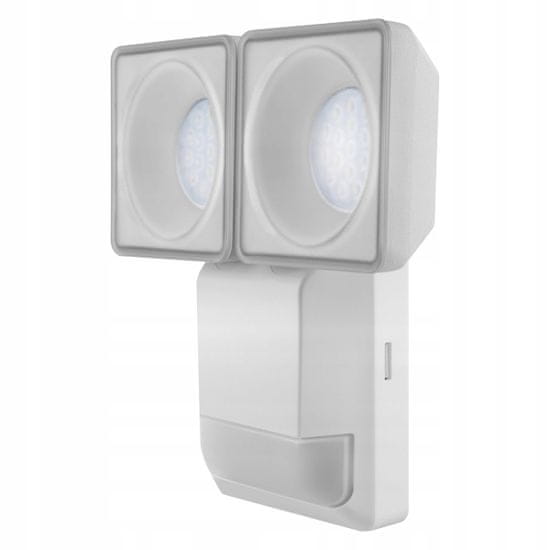 LEDVANCE LED Vonkajšie nástenné svietidlo so senzorom 16W 1500lm 4000K Neutrálna biela IP55 biely Pro Spot Endura
