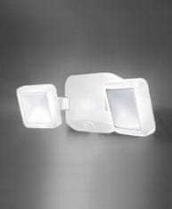 LEDVANCE Vonkajšie nástenné svietidlo LED so senzorom reflektor 10W 480lm 4000K Neutrálna biela BATTERY SENZOR