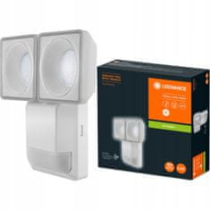 LEDVANCE LED Vonkajšie nástenné svietidlo so senzorom 16W 1500lm 4000K Neutrálna biela IP55 biely Pro Spot Endura 