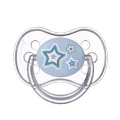 Canpol babies Cumlík silikónový symetrický 0-6m Newborn Baby modrá