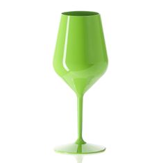 GOLD PLAST Nerozbitný plastový pohár na víno 470ml, zelený, limitovaná edícia