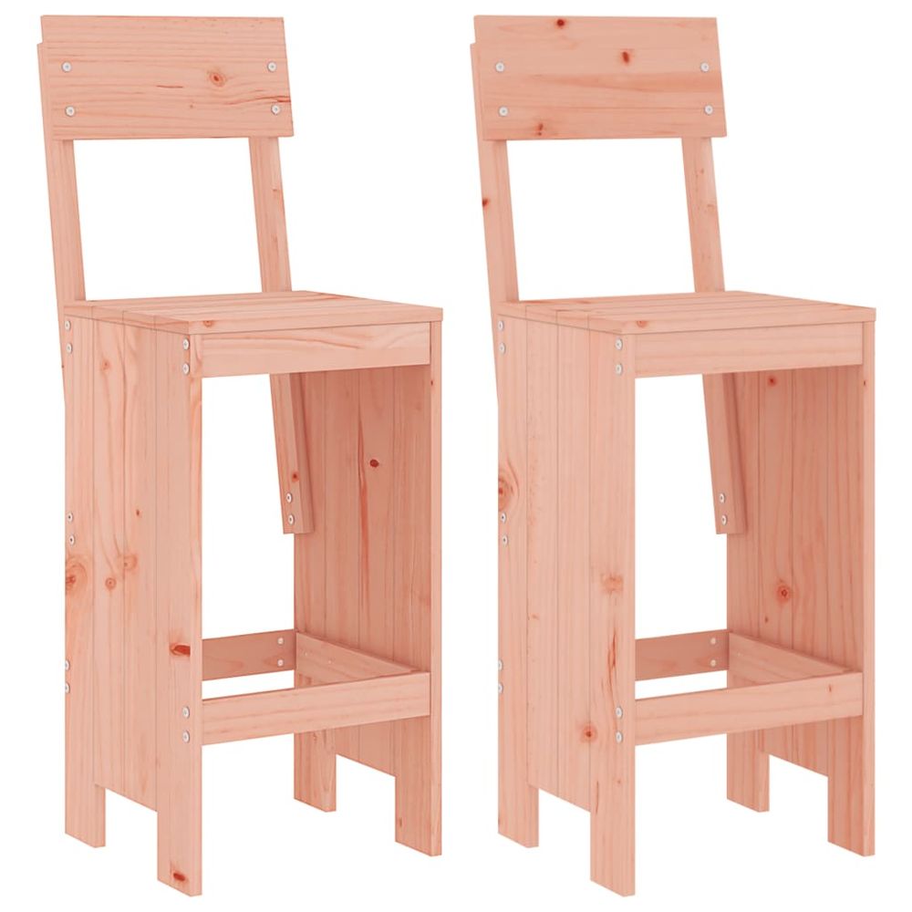 Vidaxl Barové stoličky 2 ks 40x48,5x115,5 cm masívny douglas