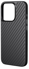 EPICO Mag+ Hybrid Carbon kryt pre iPhone 15 s podporou MagSafe 81110191300001 - čierny