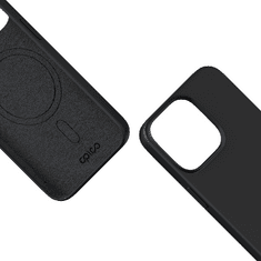 EPICO Mag+ silikonový kryt pre iPhone 15 s podporou MagSafe 81110101300001 - čierny