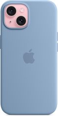 Apple Silikonový kryt s MagSafe pro iPhone 15, ledově modrá