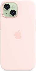 Apple Silikonový kryt s MagSafe pro iPhone 15, světle ružová