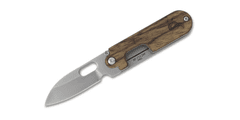 Fox Knives Black Fox BF- 719 ZW Bean Gen2 vreckový nôž 5 cm, nerezová oceľ, drevo Zebrawood