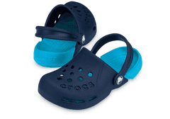 Crocs Electro Clogs pre deti, 25-26 EU, C9, Dreváky, Šlapky, Papuče, Navy Electric Blue, Modrá, 10400-41T