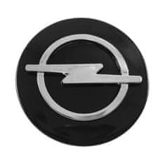 BB-Shop Čierne emblémy Opel 59 mm Sada 4 kusov