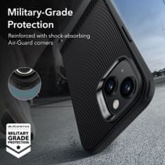ESR Air Shield Boost Kickstand - iPhone 15 Pro Max - Translucent Black