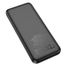 Hoco Power Bank Smart (J111) - 2x USB, Type-C, with LED for Battery Check, 2A, 10000mAh - Black