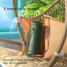 Hoco Wireless Speaker Dazzling pulse (HC9) - with Ambient Light, Bluetooth 5.1, 10W - Grey