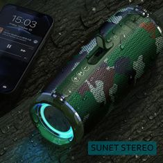 Hoco Wireless Speaker Xpress (HC2) - with Ambient Light, Bluetooth 5.0, 10W - Dark Green