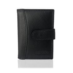 Bellugio Koženková peňaženka na karty Bellugio cards, čierna