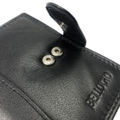 Bellugio Koženková peňaženka na karty Bellugio cards, čierna