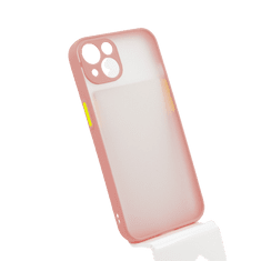 Bomba Kvalitný TPU obal matný pre iPhone - ružový C313_IPHONE13-PINK