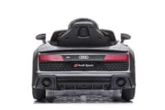 Lean-toys Audi R8 Lift A300 batéria auto strieborná