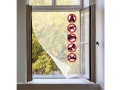 Extol Craft Sieť okenné proti hmyzu, 90x150cm, biela, PES