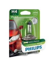 Philips Autožiarovka H4 12342LLECOB1, LongLife EcoVision, 1ks v balení