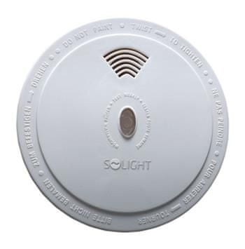 Solight 1D31 detektor spalín CO, 85dB, biely