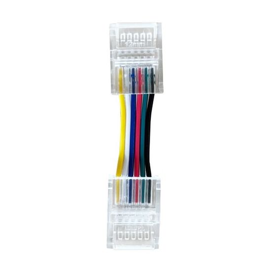 Immax konektor CLICK 12mm s káblom 2,5 cm, RGB + CCT, 6pin