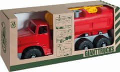 Androni Giant Trucks hasičský automobil s plošinou a funkčnou striekačkou - dĺžka 74 cm