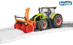 BRUDER Traktor Class Axion 950 so snehovou frézou