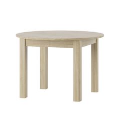 Szynaka ALAN 1 okrúhly jedálenský stôl s rozkladom, dub sonoma