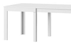 Szynaka WENY veľký jedálenský stôl rozkladací, biela matná
