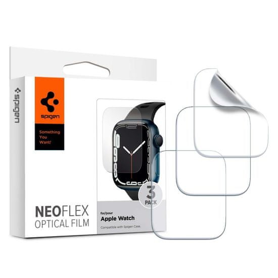 Spigen Ochranná Fólia Neo Flex 3-Pack Apple Watch 4 / 5 / 6 / 7 / 8 / 9 / Se (40 / 41 Mm) Clear