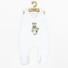 NEW BABY Dojčenské bavlnené dupačky New Baby Polar Bear 80 (9-12m)