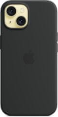 Apple Silikonový kryt s MagSafe pro iPhone 15, čierna