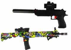 Lean-toys Vodná guľová pištoľ Farebné príslušenstvo