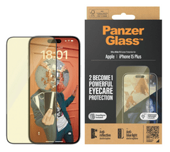 PanzerGlass EyeCare Apple iPhone 15 Plus 2815 (anti-blue/anti-reflex)